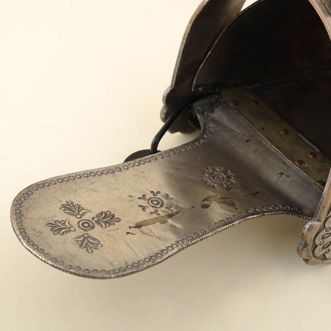 Zapatos años 20 lamé y cuero plateado antiguo vintage -  México