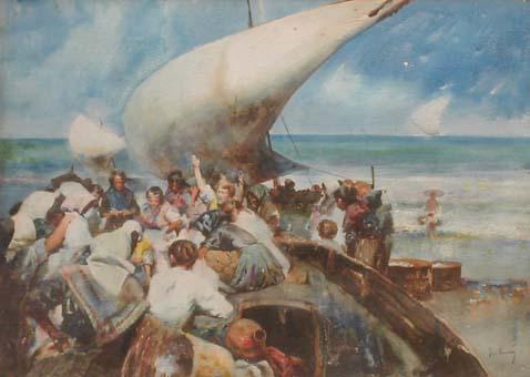 Primera imagen del registro Escena de pescadores