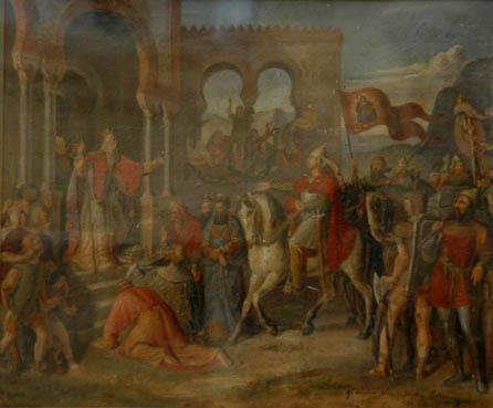 Primera imagen del registro Bosquejo de escena histórica
