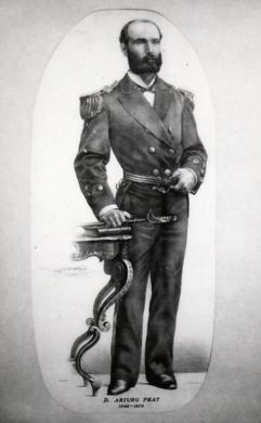Primera imagen del registro Retrato de Don Arturo Prat Chacón