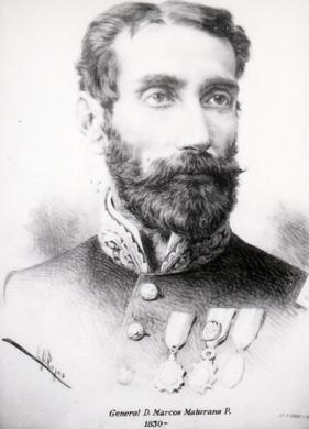 Primera imagen del registro Retrato del General Don Marcos Maturana Palazuelos