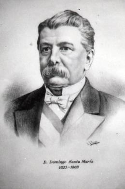 Primera imagen del registro Retrato de Don Domingo Santa María González