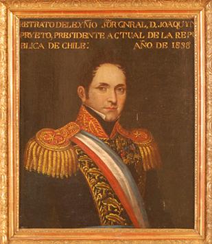 Primera imagen del registro Retrato del Presidente Joaquín Prieto Vial