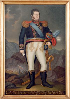 Primera imagen del registro Retrato del Capitán General Bernardo O'Higgins Riquelme