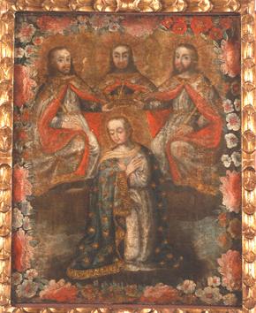 Primera imagen del registro Santísima Trinidad coronando a la Virgen María