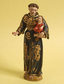 Primera imagen del registro San Antonio de Padua con el Niño Jesús