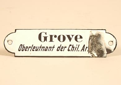 Primera imagen del registro Placa de identificación de Marmaduke Grove