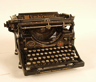 Primera imagen del registro Máquina de escribir
