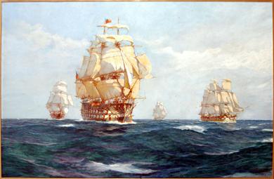 Primera imagen del registro La primera Escuadra Nacional comandada por el Capitán de navío Manuel Blanco Encalada