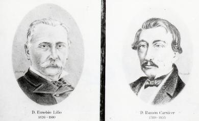 Primera imagen del registro Retratos de busto de Don Eusebio Lillo y Don Ramón Carnicer