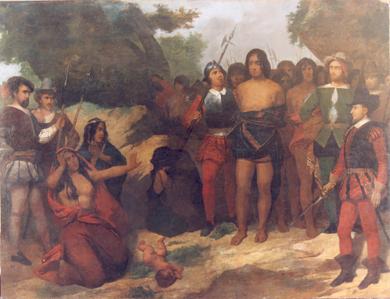 Primera imagen del registro La captura de Caupolicán