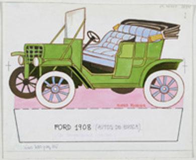 Primera imagen del registro Ford 1908 (Autos de Época)