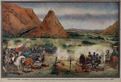 Primera imagen del registro "Batalla de Yungay"