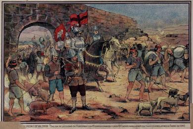 Primera imagen del registro "Expedición de Pedro de Valdivia"