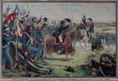 Primera imagen del registro "Batalla de Maipo"