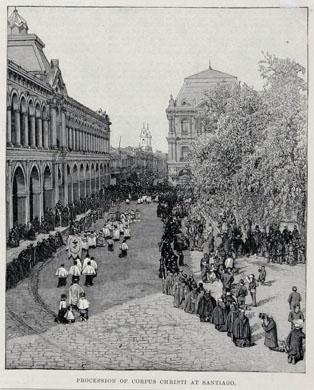 Primera imagen del registro Procesión del Corpus Christi en Santiago