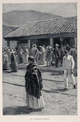 Primera imagen del registro At a railway station.