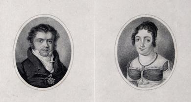 Primera imagen del registro Retratos de Mariano Egaña y Esposa.