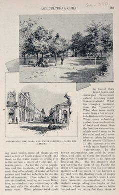 Primera imagen del registro Concepción. The Plaza and water-carriers.Calle del Comercio