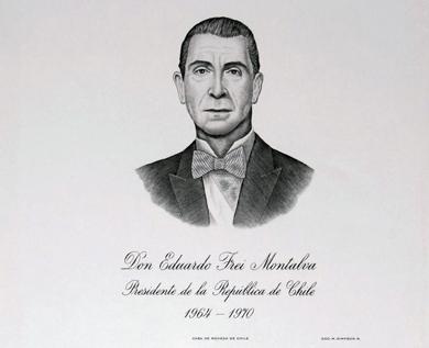 Primera imagen del registro Retrato del Presidente Eduardo Frei Montalva.
