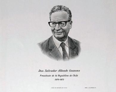 Primera imagen del registro Retrato del Presidente Salvador Allende Gossens