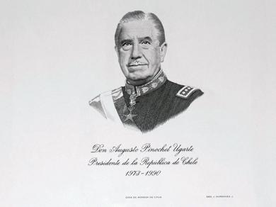 Primera imagen del registro Retrato del Presidente Agusto Pinochet Ugarte