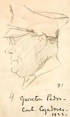 Primera imagen del registro Retrato de Pedro Garretón Cante-Cazadores