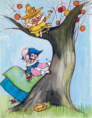 Primera imagen del registro Enano amarillo en un arbol