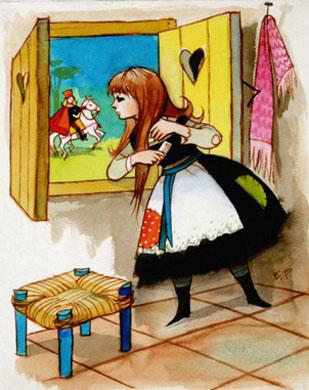 Primera imagen del registro Niña asomada a la ventana