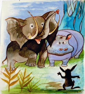 Primera imagen del registro Elefante e Hipopótamo