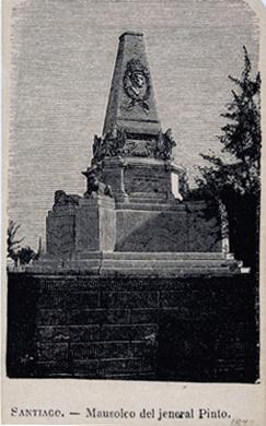 Primera imagen del registro Mausoleo del General Pinto. Santiago