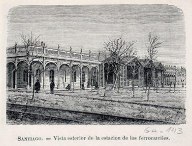Primera imagen del registro Vista exterior de la Estación de Ferrocarriles