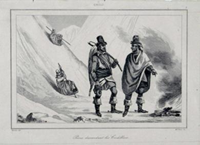 Primera imagen del registro Peones descendiendo de la Cordillera