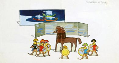 Primera imagen del registro La guerra de Troya
