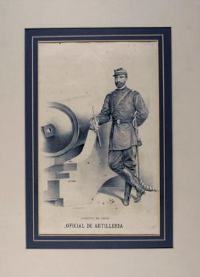 Primera imagen del registro Ejército de Chile.Oficial de Artillería.