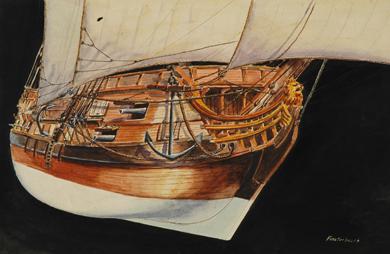 Primera imagen del registro Proa de nave del S.XVII