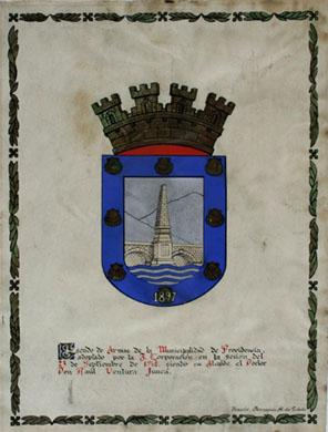 Primera imagen del registro Escudo de Armas de la Municipalidad de Providencia