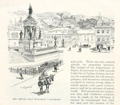Primera imagen del registro Arturo Prat Monument,Valparaíso. Monumento a Arturo Prat,Valparaíso.