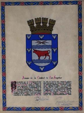 Primera imagen del registro Escudo de Armas de la ciudad de Los Angeles.