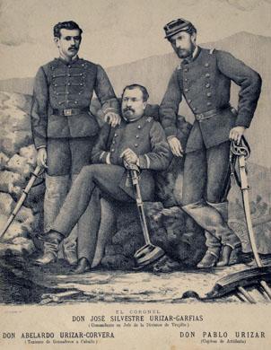 Primera imagen del registro Retratos de José Silvestre Urizar - Garfias,Abelardo Urizar - Corvera,Pablo Urizar.