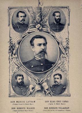Primera imagen del registro Retratos de Tomàs Yavar,Marcos Lathamm,Roberto Walker,Elías C,Rodolfo Villagrán.