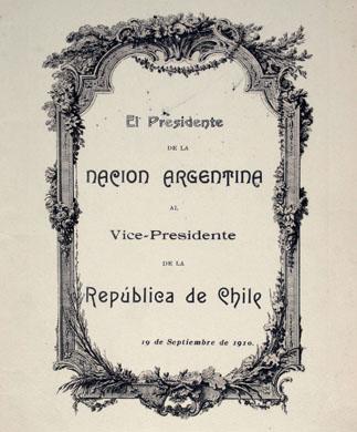 Primera imagen del registro Menú al Vice-Presidente de la República de Chile