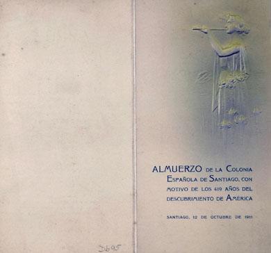 Primera imagen del registro Menú 419 años del descubrimiento de América