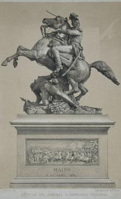 Primera imagen del registro Estatua del General Don Bernardo O´Higgins - Santiago.