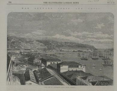 Primera imagen del registro The port of Valparaiso,Chili.