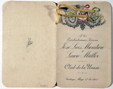 Primera imagen del registro Menú a José Luis Murature y Lauro Müller