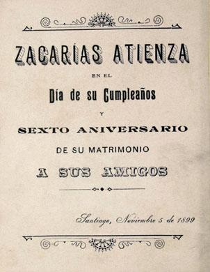 Primera imagen del registro Menú Zacarías Atienza