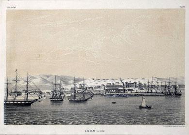 Primera imagen del registro Caldera in 1852.Caldera en 1852.