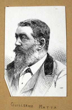 Primera imagen del registro Retrato de Guillermo Matta Goyenechea.