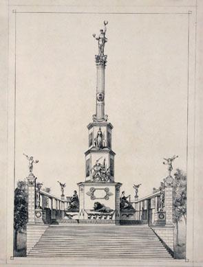 Primera imagen del registro Proyecto de un Monumento a las Glorias del Ejercito de Chile